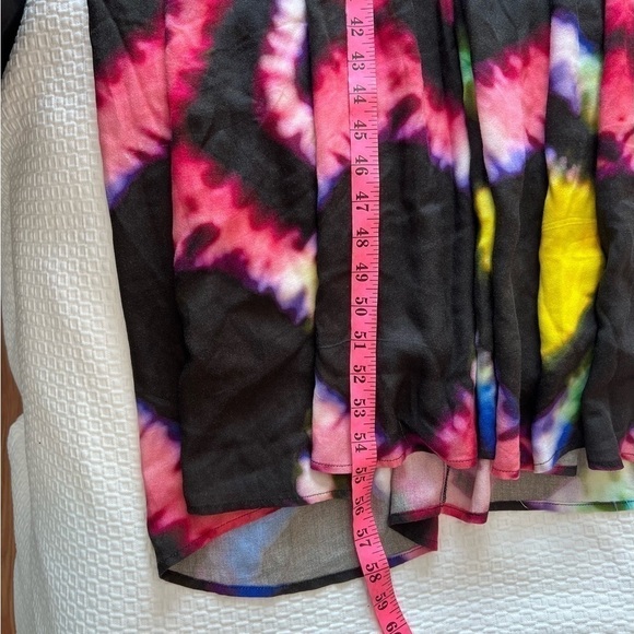 Busayo Rainbow Tie Dye Halter Sleeveless Maxi Dress - Picture 12 of 16